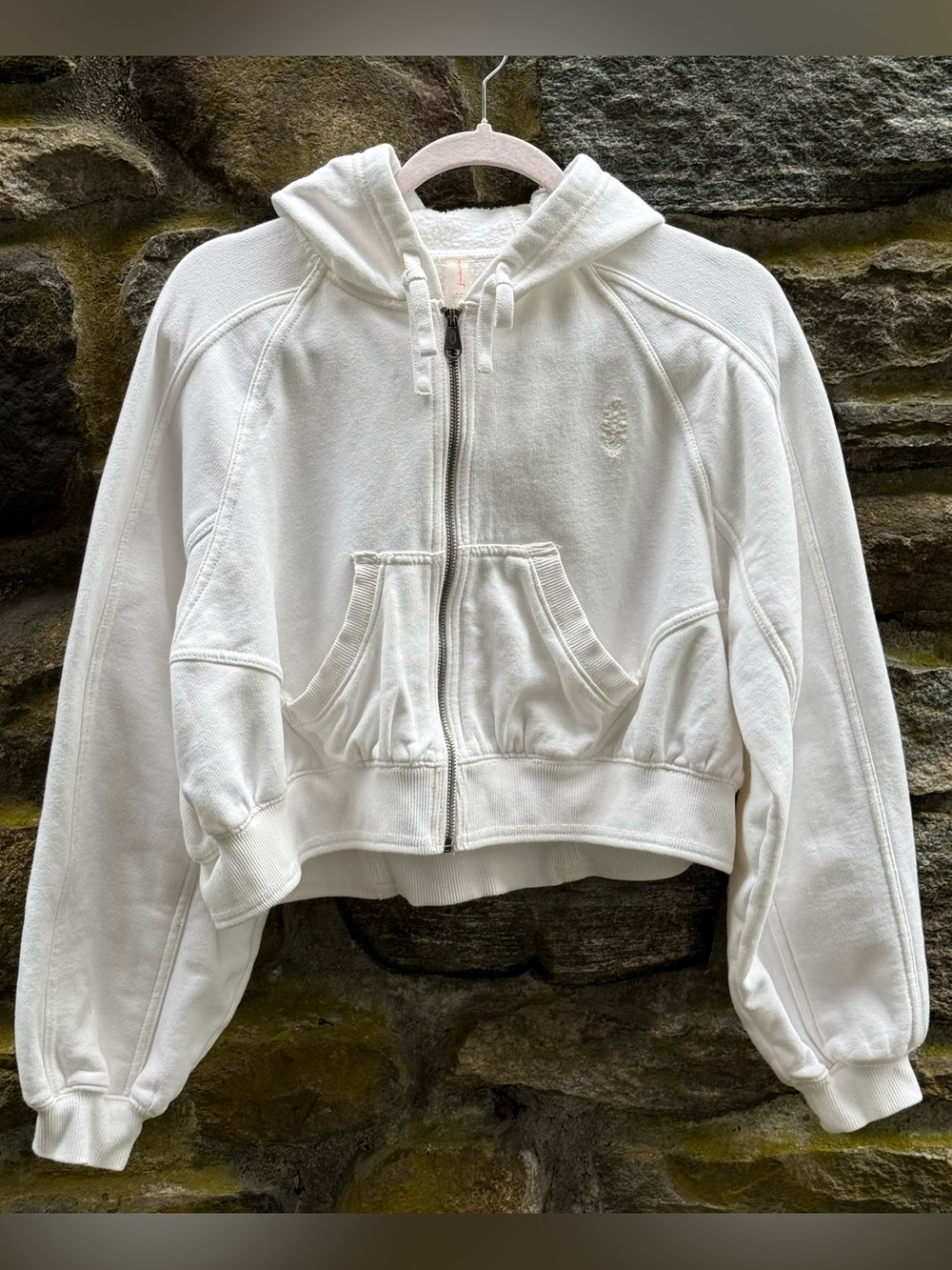 Free People FP Movement Cropped Zip Up Sweatshirt XS